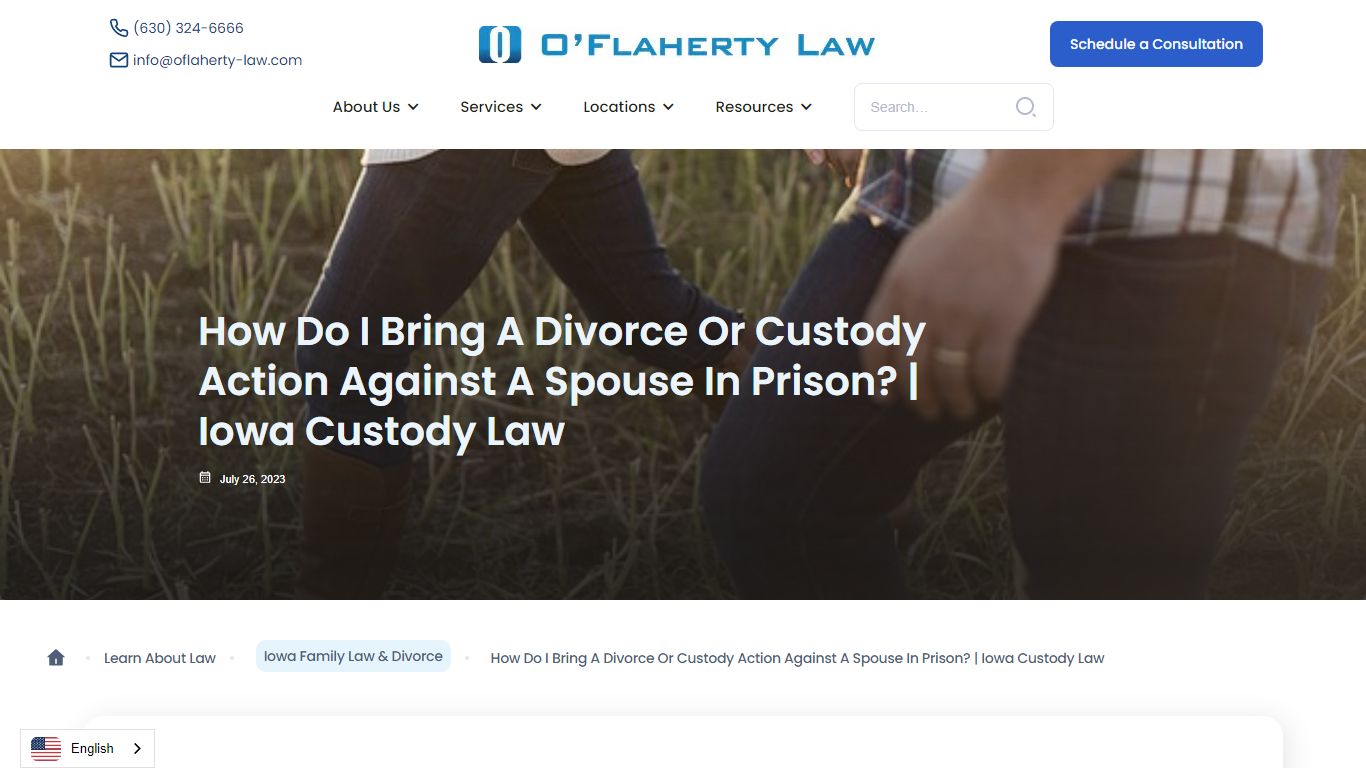 How Do I Bring A Divorce Or Custody Action Against A Spouse In Prison ...